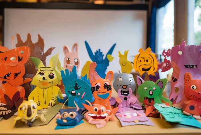 儿童手工皮影制作图片 儿童手工皮影制作图片大全