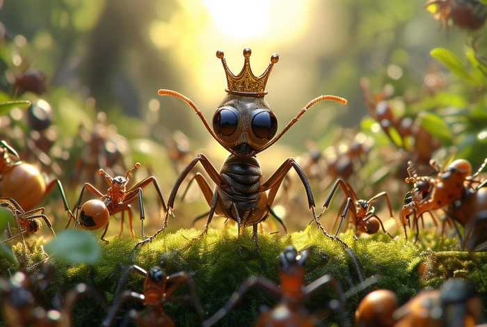 儿童故事小蚂蚁当上了国王（小蚂蚁王国的故事）