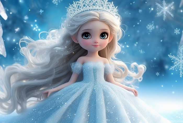 儿童公主画，儿童公主画简单又漂亮儿童五岁半冰雪公主