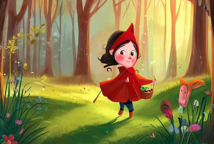 儿童的童话故事小红帽 - 续写小红帽的童话故事