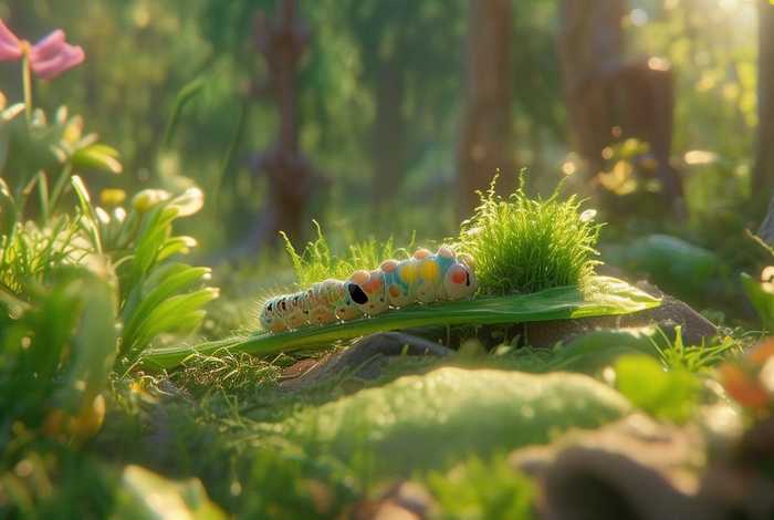 儿童故事一寸虫；幼儿绘本故事一寸虫