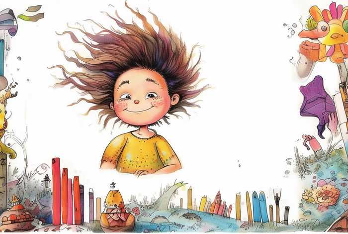 儿童手绘故事插画（手绘幼儿故事插图）