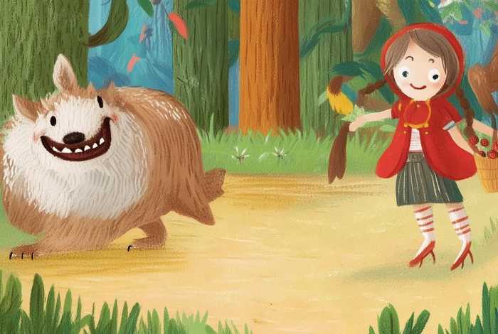 儿童双语故事书《小红帽》；小红帽双语版故事