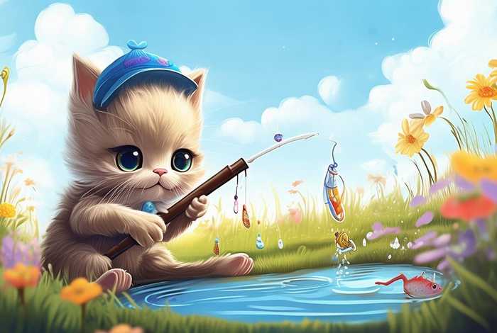 儿童童话故事动画片小猫钓鱼 - 小猫钓鱼的故事动画片 儿童童话故事动画片小猫钓鱼 - 小猫钓鱼的故事动画片