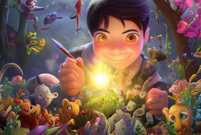 儿童故事神笔马良的故事，神笔马良的故事幼儿版