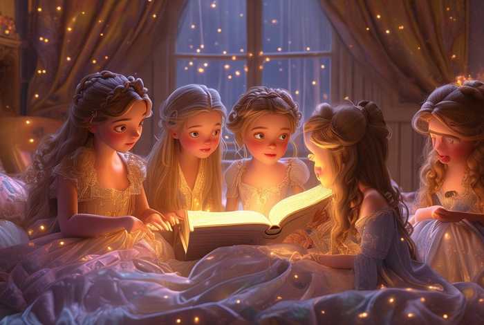儿童睡前故事五个小公主（100个小公主的睡前故事）