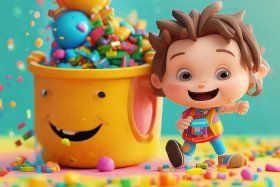 倒垃圾儿童搞笑版，倒垃圾儿童搞笑版动画片