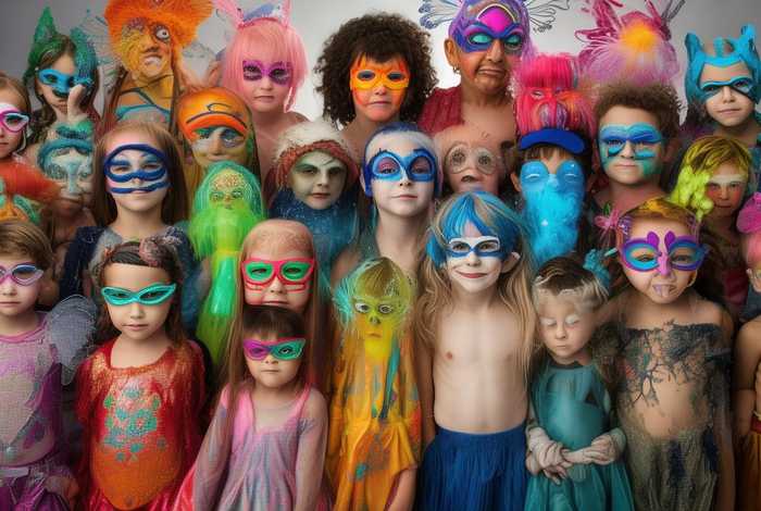 儿童表演化妆图片大全（儿童表演化妆图片大全大图）