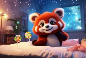 儿童睡前故事小熊猫爱吃糖、睡前故事小熊猫吃竹子