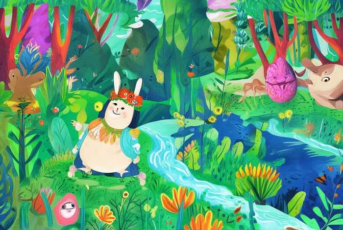 儿童故事图画作品 - 儿童故事绘画作品