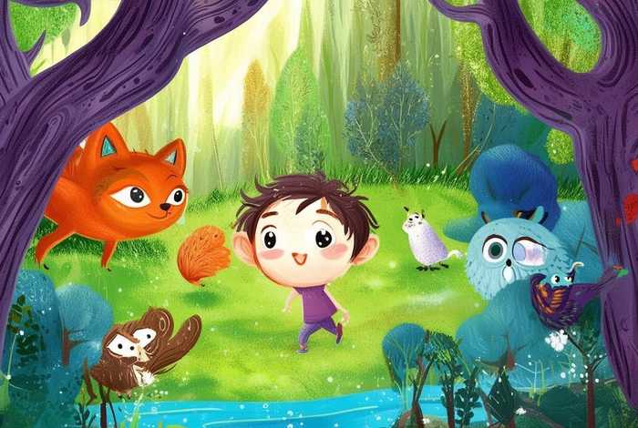儿童有关森林的故事 - 有关森林的故事绘本