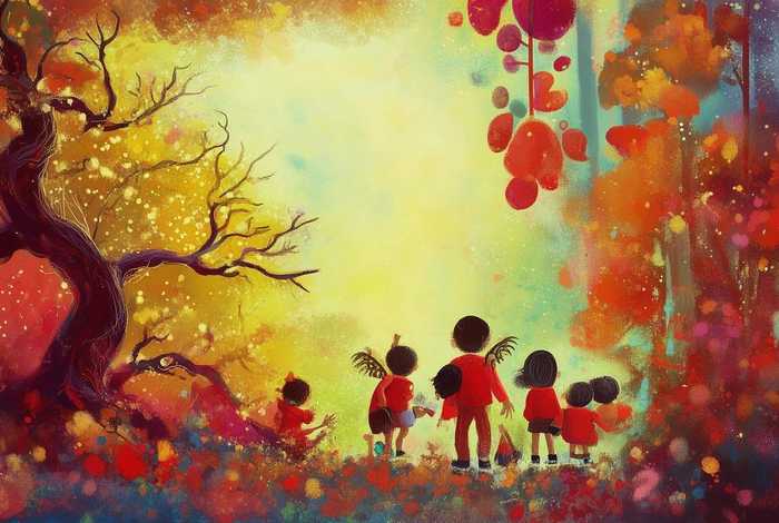 儿童故事超短版 - 儿童故事超短版红色