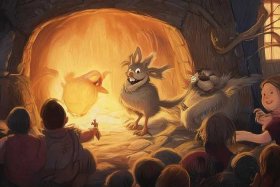 儿童古诗120首鸡和大灰狼，大灰狼和小鸡的故事 睡前故事