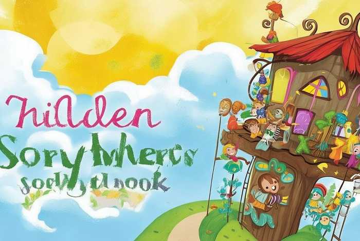 儿童故事绘画封面打印素材 - 幼儿故事书封面绘画