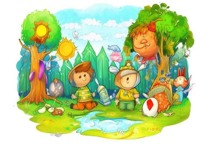 儿童插画故事编写（幼儿插画故事 绘本）