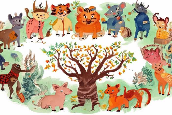 儿童故事十二生肖的故事、十二生肖的幼儿故事大全