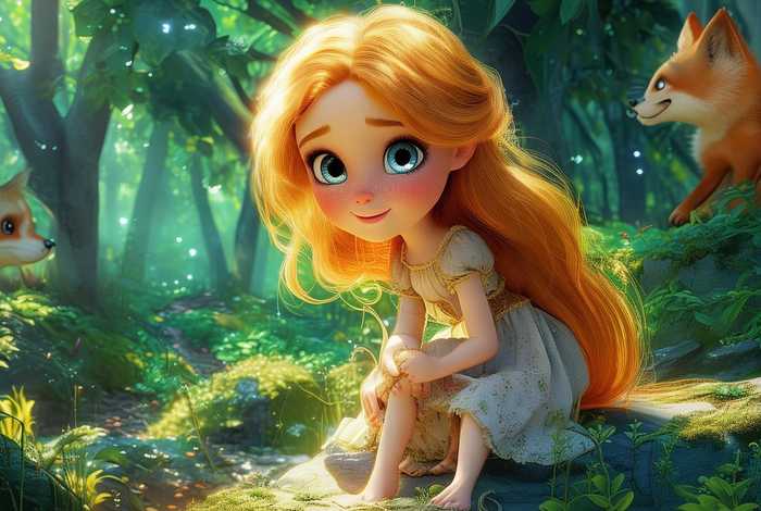 儿童故事金发姑娘（金发姑娘的故事）