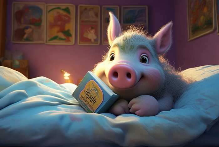 不洗澡的小猪睡前故事；不洗澡的小猪睡前故事图片