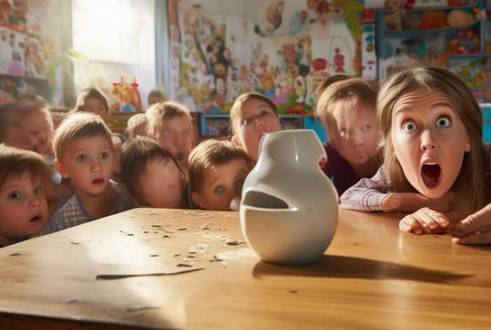 儿童故事在线收听谁打碎了花瓶、谁打碎了花瓶故事教案幼儿