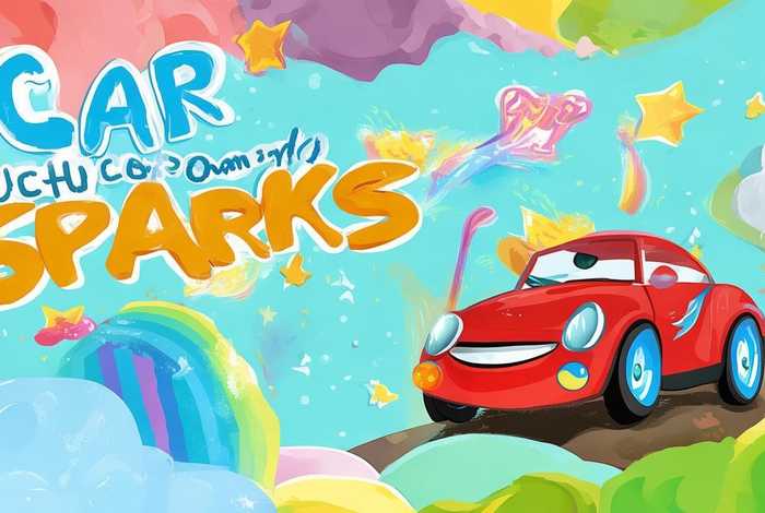 car sparks小绘本；car sparks的英语绘本