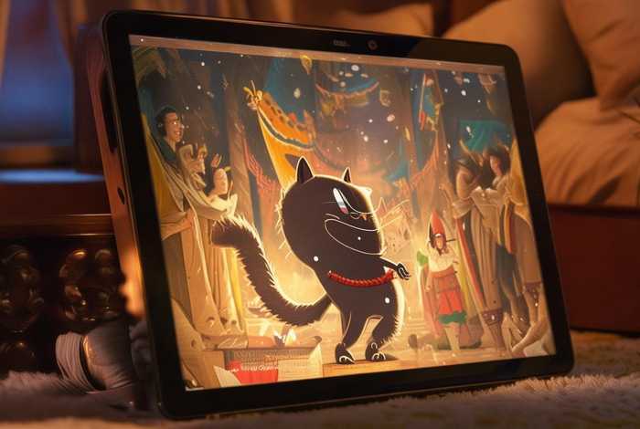 儿童睡前故事绘本《穿靴子的猫》 - 电子版绘本故事《穿靴子的猫》