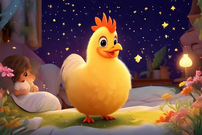 儿童睡前故事3-6岁小公鸡；睡前小故事小公鸡