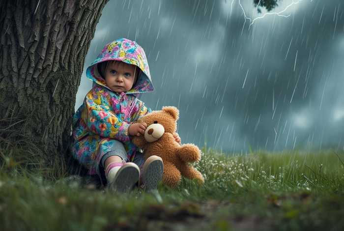 3-6岁儿童雷电故事 - 打雷闪电的幼儿的故事