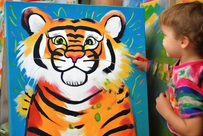 儿童画虎的完整版，儿童画虎的完整版怎么画