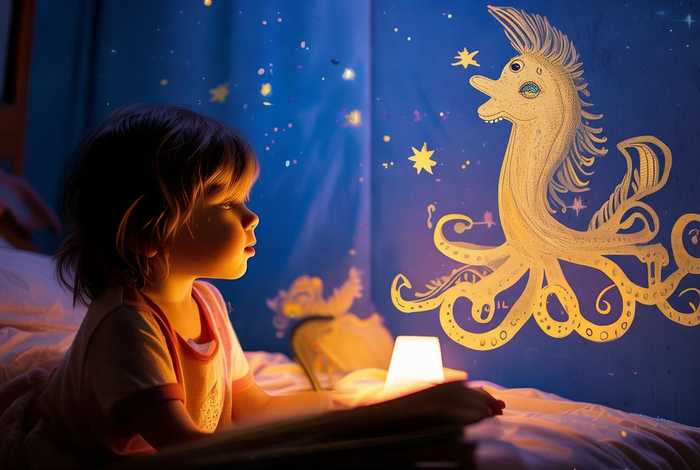 儿童故事海马与章鱼 - 睡前故事章鱼和海马