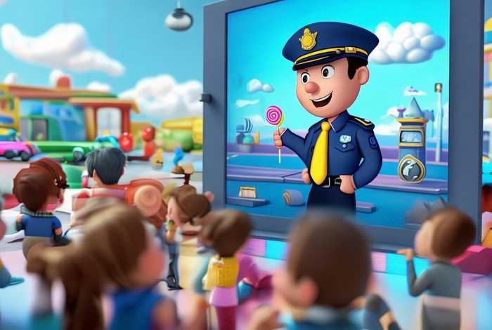 儿童动画小故事警察故事 - 动画片警察故事