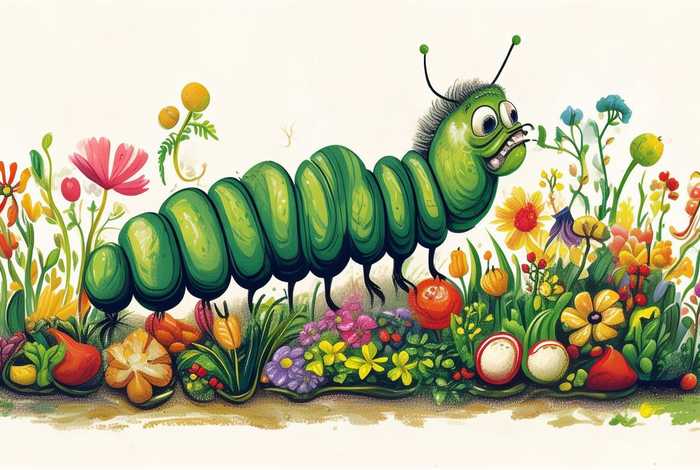 儿童故事饥饿的毛毛虫在线听、饥饿的毛毛虫故事解读