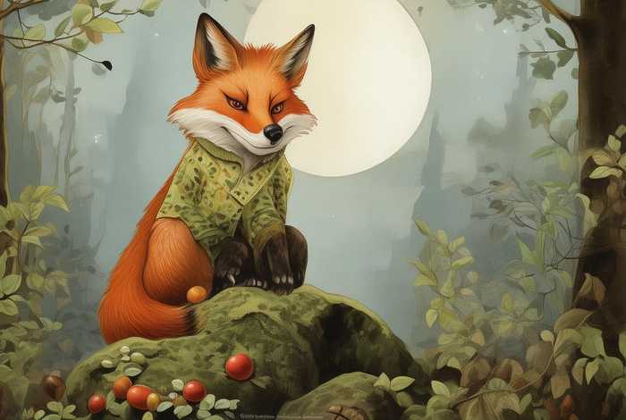 儿童睡前故事中文版聪明的狐狸 - 聪明的狐狸故事原文