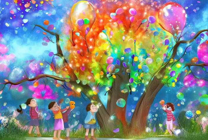 儿童花故事；幼儿故事花树