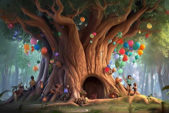 儿童故事奉献树，奉献树的故事