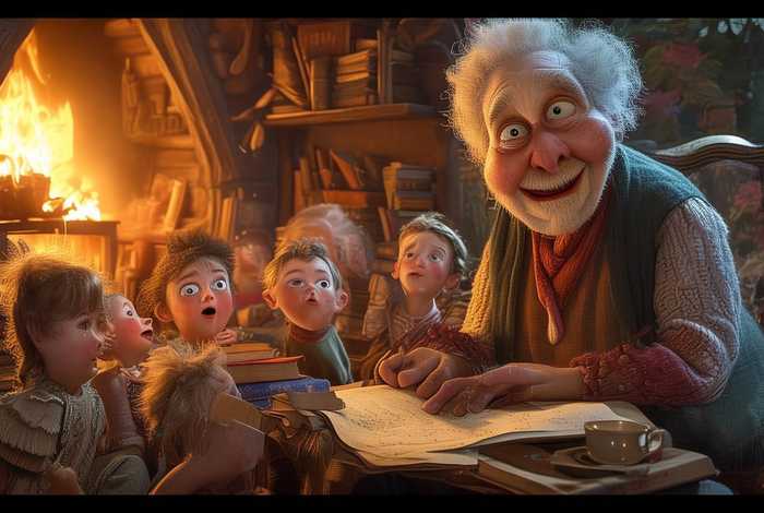 儿童故事大娘幸灾乐祸；大娘的故事