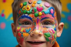 儿童彩绘图片 儿童彩绘图片男孩