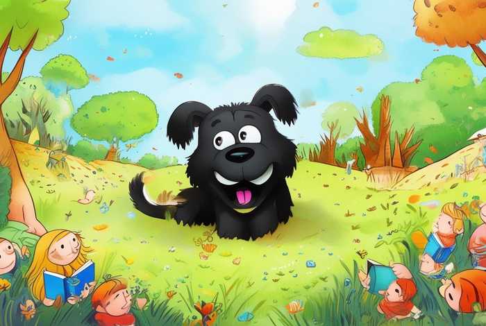 儿童故事大黑狗，幼儿园大黑狗绘本故事教案