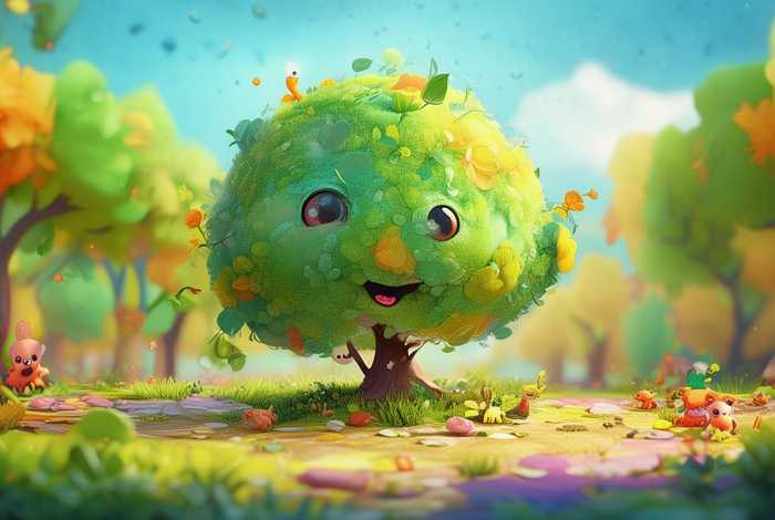 儿童故事小树图片 小树的故事绘本 儿童故事小树图片 小树的故事绘本