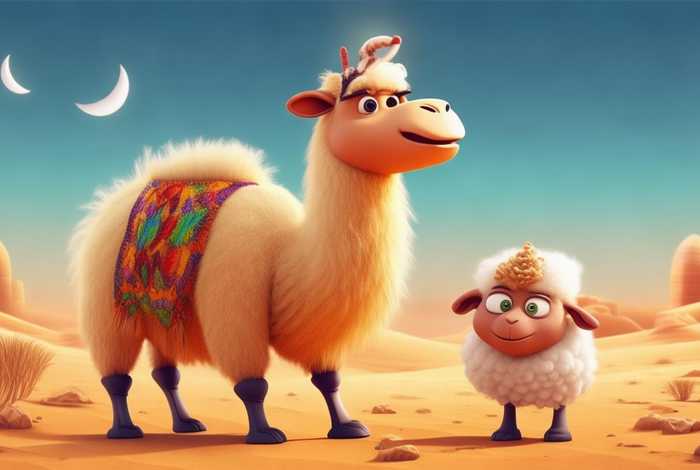儿童故事骆驼与羊（骆驼和羊的视频故事）