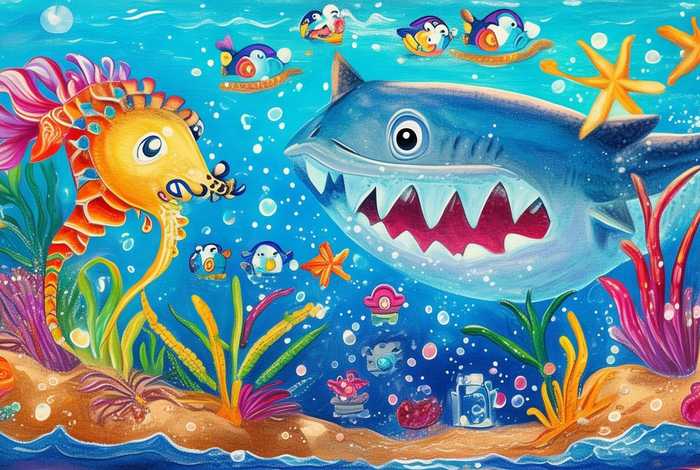儿童画画游戏、儿童画画游戏-海洋动物 儿童画画游戏、儿童画画游戏-海洋动物