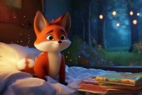 儿童睡前故事小狐狸上学；小狐狸的睡前小故事