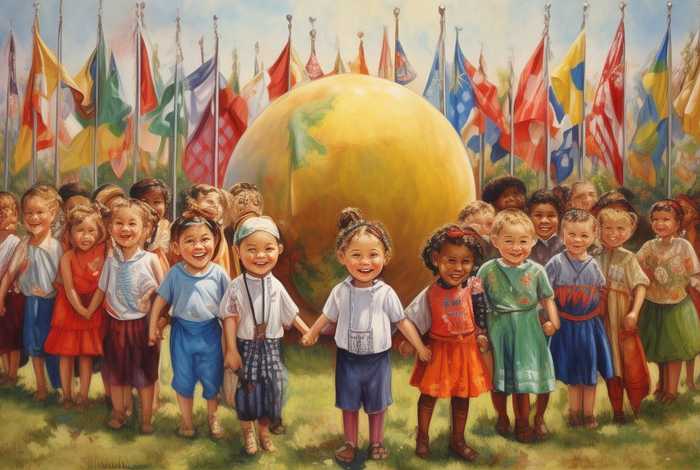 儿童民族团结绘画作品（儿童民族团结绘画作品名字）