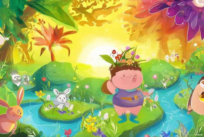 儿童故事图画作品 - 儿童故事绘画作品