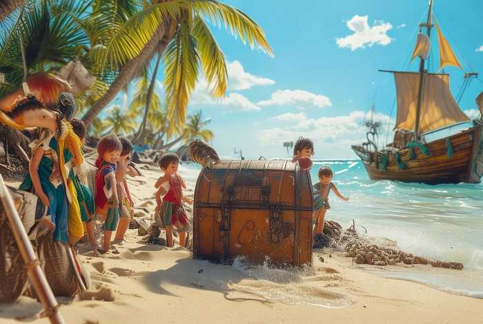 儿童海盗冒险故事（海盗探险故事）