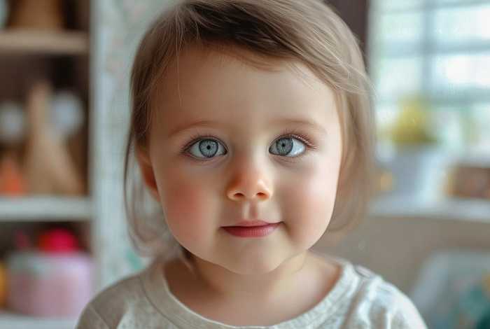 儿童白瞳症的图片，儿童白瞳症的早期症状