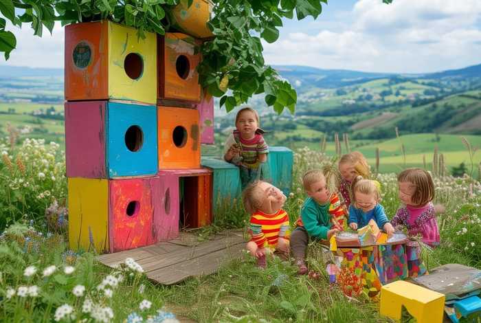 儿童画场景故事 幼儿故事场景画