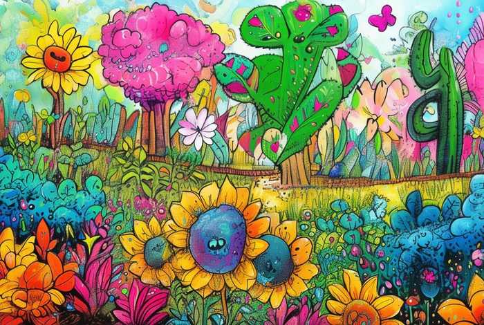 儿童画创编素材植物，儿童画创编素材植物怎么画