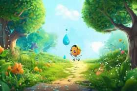 儿童小雨滴的旅行故事（幼儿故事小雨滴去旅行）
