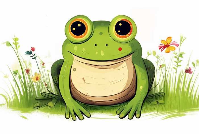 儿童版的青蛙画 - 儿童青蛙简笔画 儿童版的青蛙画 - 儿童青蛙简笔画