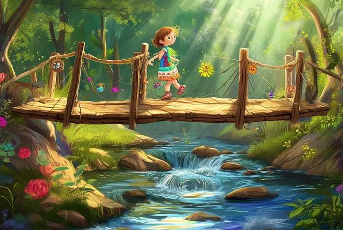 儿童故事吊桥 - 儿童绘本故事过吊桥